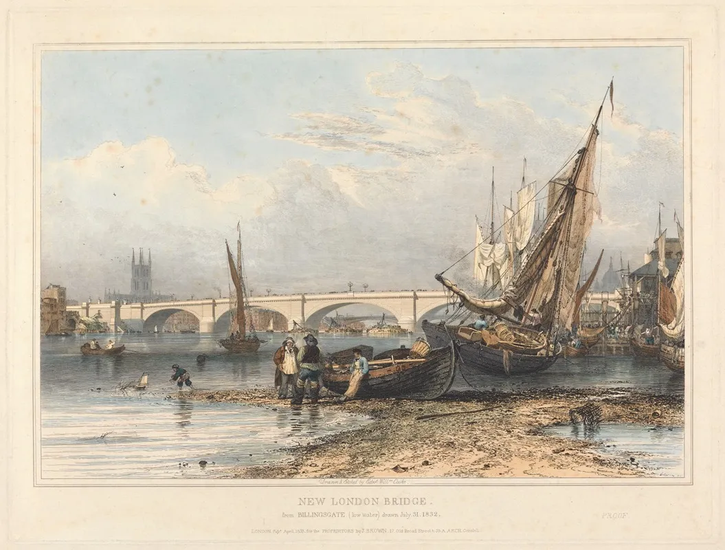 New London Bridge From Billingsgate