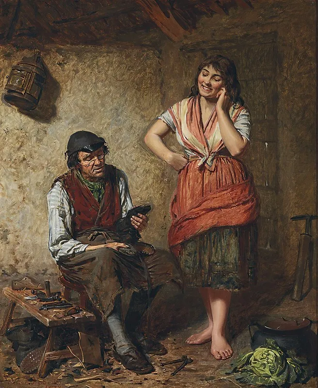 New Shoes Wall Art by Edwin Thomas Roberts - High-Resolution Digital Print