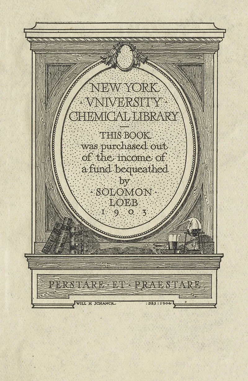 New York University Chemical Library Wall Art by Will H. Schanck - High-Resolution Digital Print