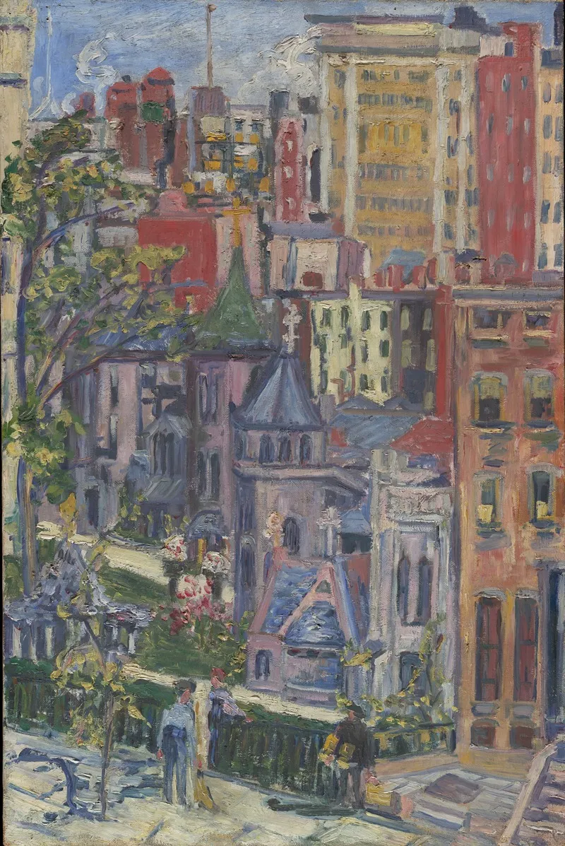 New Yorkthe Little Church Around The Corner Wall Art by Dorothea Adelheid Dreier - High-Resolution Digital Print