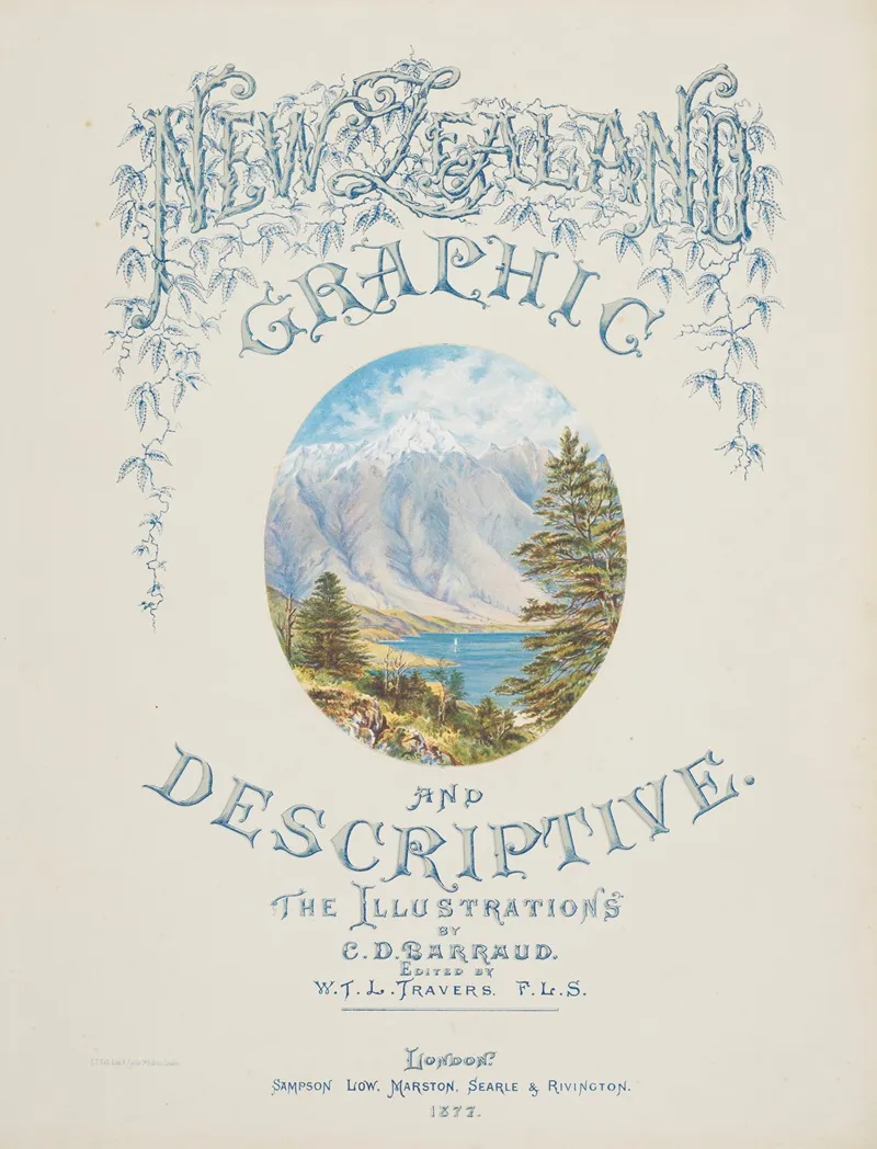 New Zealand Graphic And Descriptive The Remarkables Title Page
