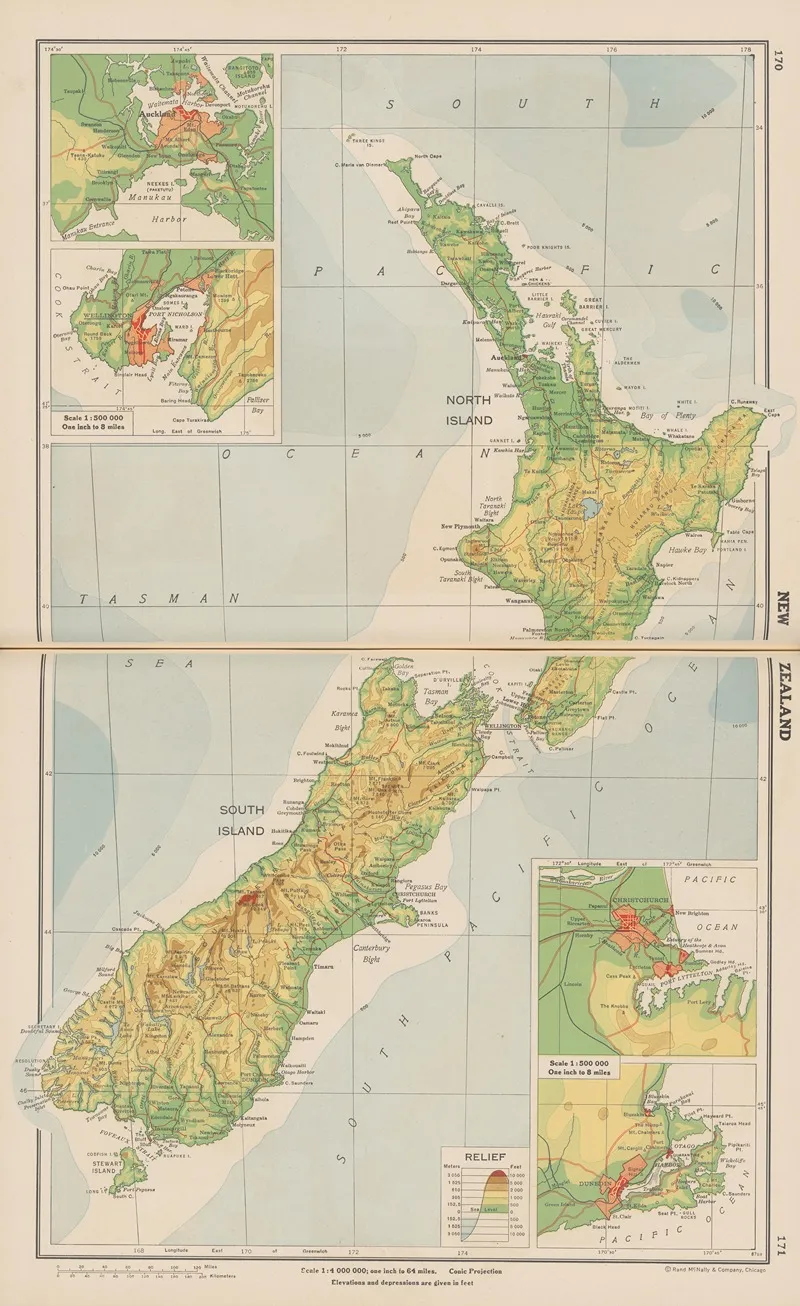 New Zealand Wall Art by John Paul Goode - High-Resolution Digital Print