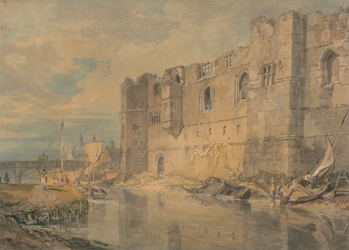 Newark Upon Trent Wall Art by Joseph Mallord William Turner - High-Resolution Digital Print