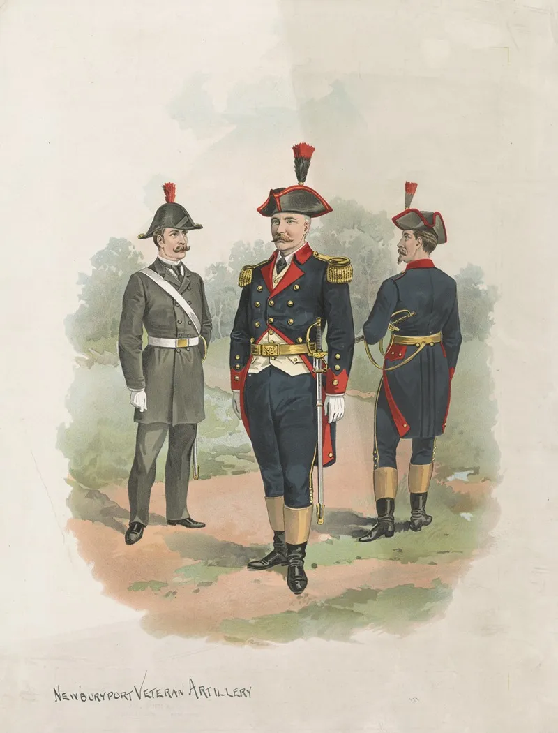 Newburyport Veteran Artillery Wall Art by G.H. Buek &amp; Co. - High-Resolution Digital Print