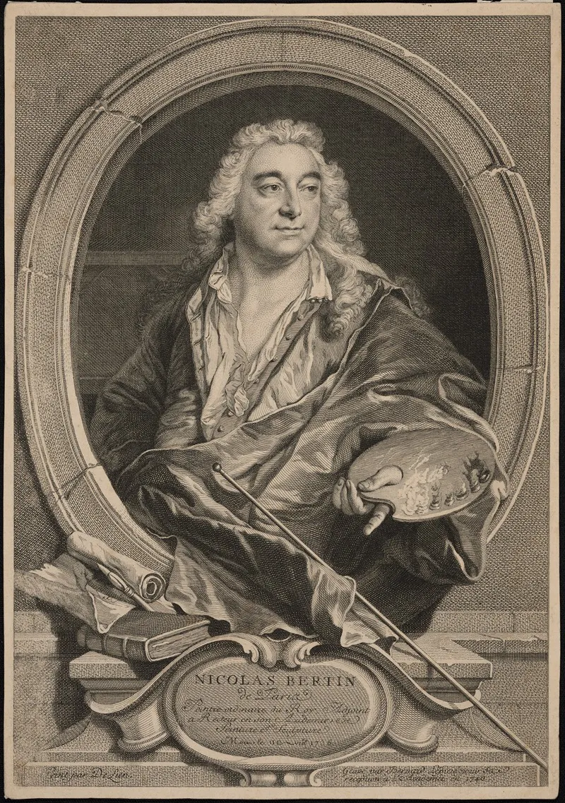 Nicolas Bertin Wall Art by François Bernard Lépicié - High-Resolution Digital Print