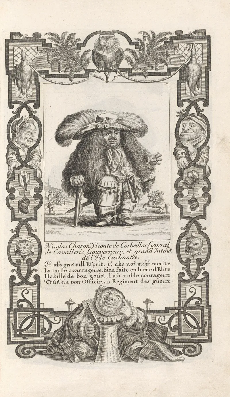 Nicolas Charon Viconte De Corbeillac General De Cavallerie Gouverneur Et Grand Intend T De Lisle Enchantee Pl 7 Wall Art by Elias Baeck - High-Resolution Digital Print