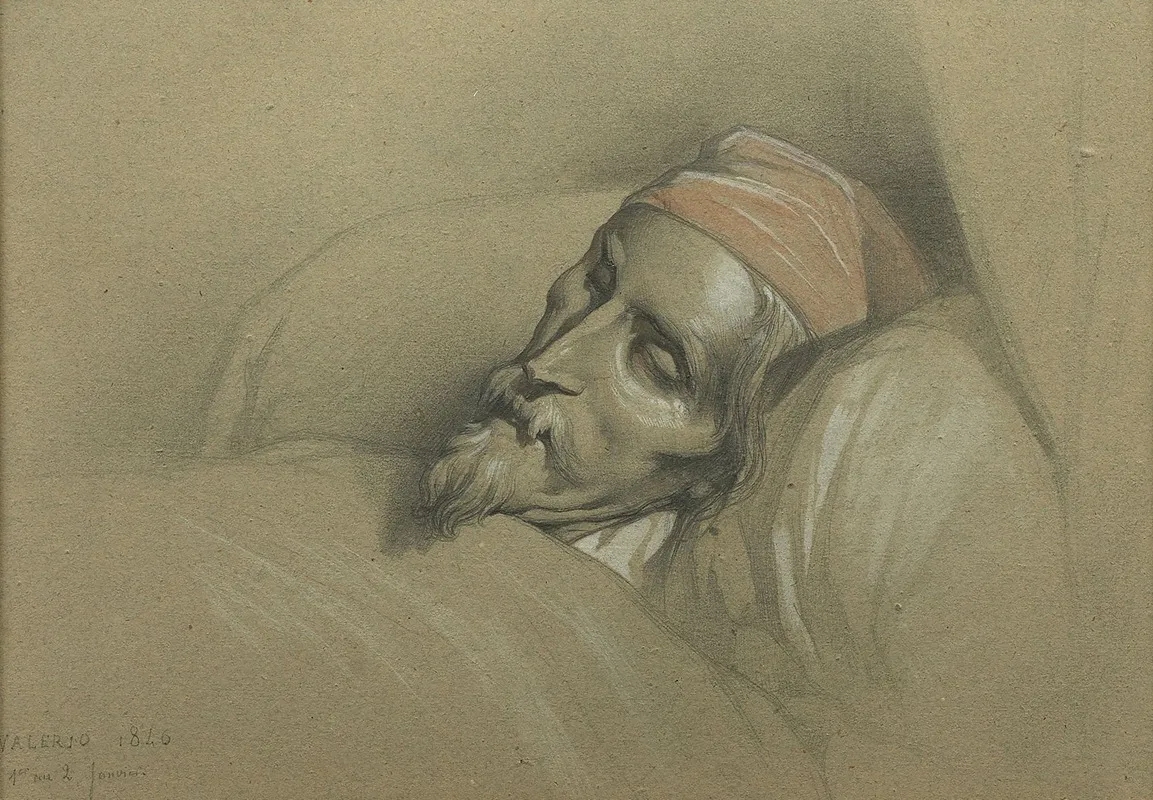 Nicolas Toussaint Charlet Sur Son Lit De Mort