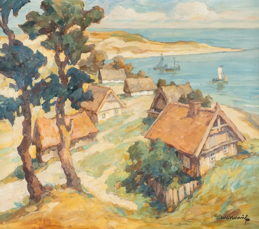 Nidden At Curonian Spit Wall Art by Carl Knauf - High-Resolution Digital Print