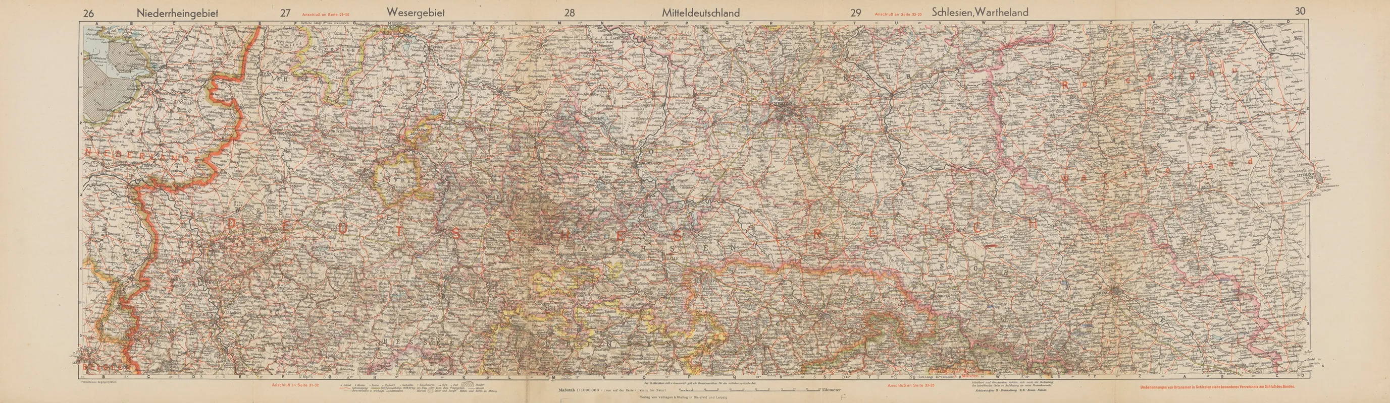 Niederrheingebiet Wesergebiel Mitteldeutschland Schlesien Wartheland Wall Art by Wolfgang Preuss - High-Resolution Digital Print