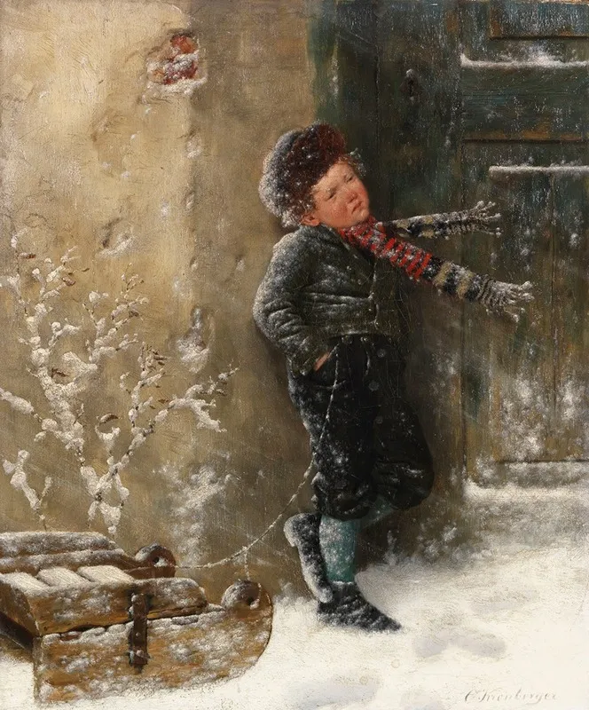 Niemand Zu Hause Wall Art by Carl Kronberger - High-Resolution Digital Print