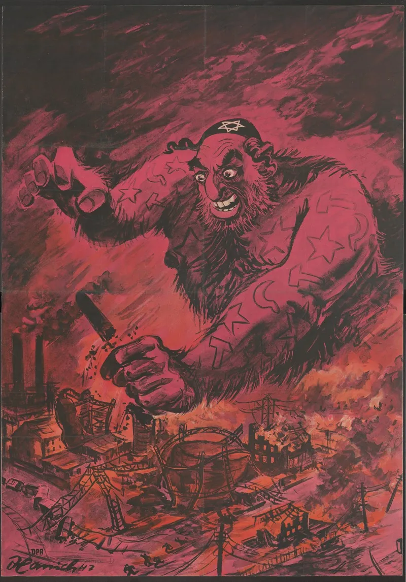 Niemiecki Plakat Antybolszewicki