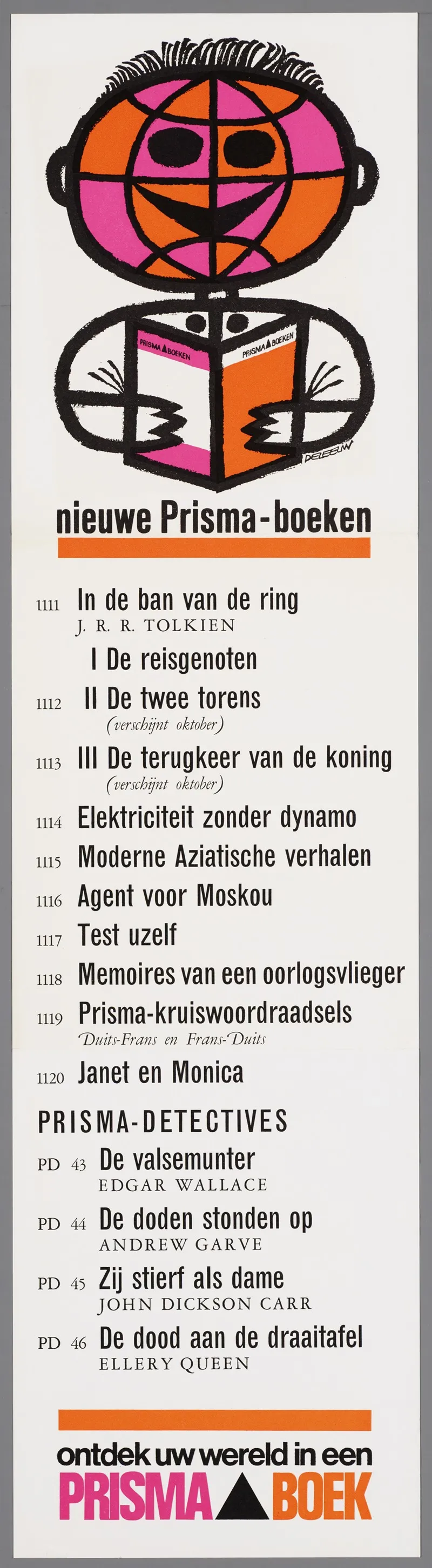 Nieuwe Prisma Boeken Wall Art by De Leeuw - High-Resolution Digital Print