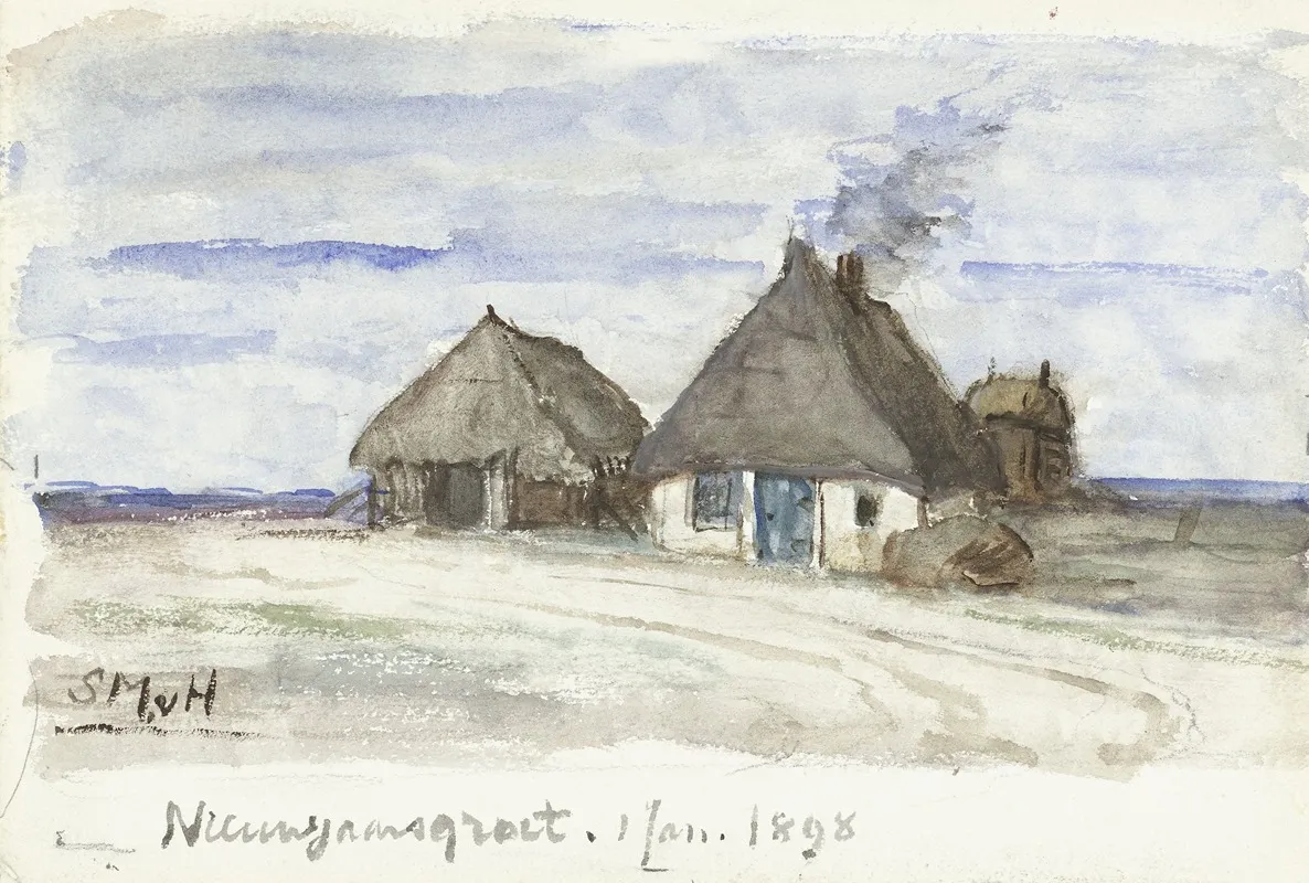 Nieuwjaarsgroet Met Boerderij