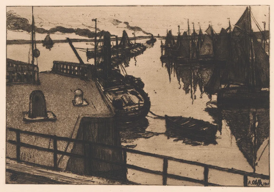 Nieuwpoort Wall Art by Auguste Oleffe - High-Resolution Digital Print