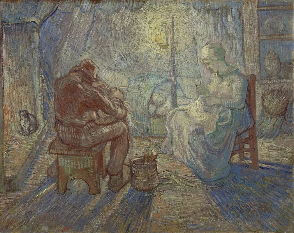 Night After Millet Wall Art by Vincent van Gogh - High-Resolution Digital Print