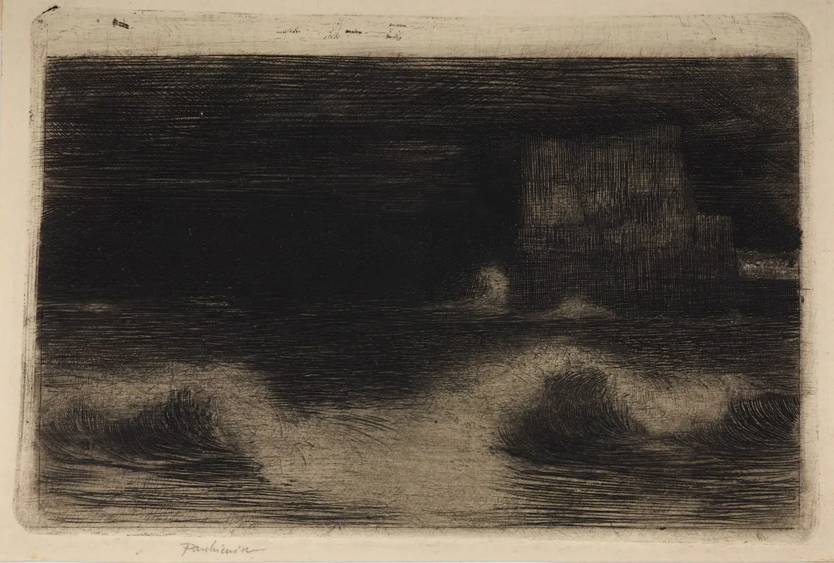 Night At The Bay Of Naples In The Depths Of Castello Delovo