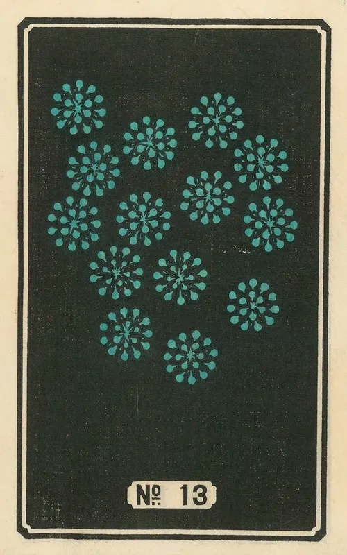 Night Fireworks No 13 Wall Art by Jinta Hirayama - High-Resolution Digital Print