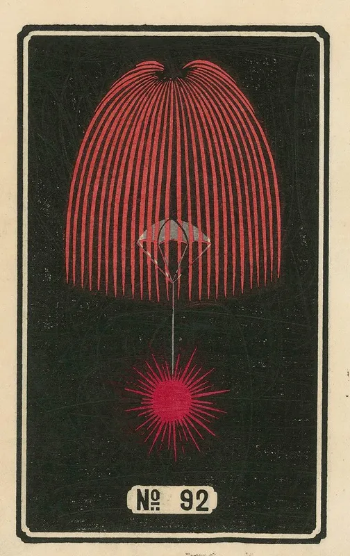 Night Fireworks No 92 Wall Art by Jinta Hirayama - High-Resolution Digital Print