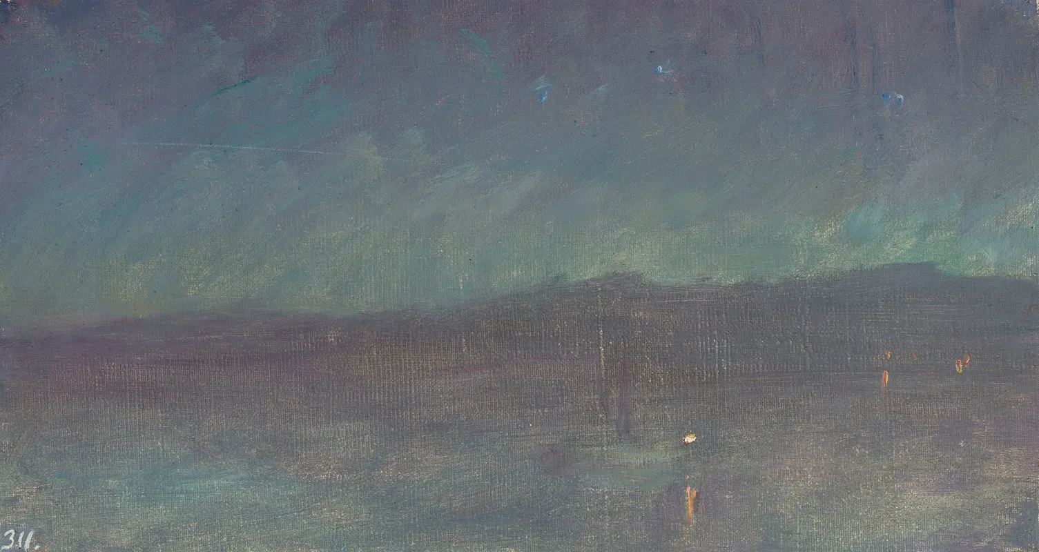 Night On The Sea From The Journey To Constantinople