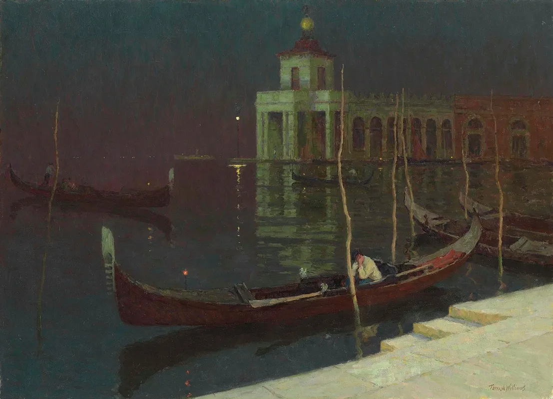 Night Venice Wall Art by Terrick Williams - High-Resolution Digital Print