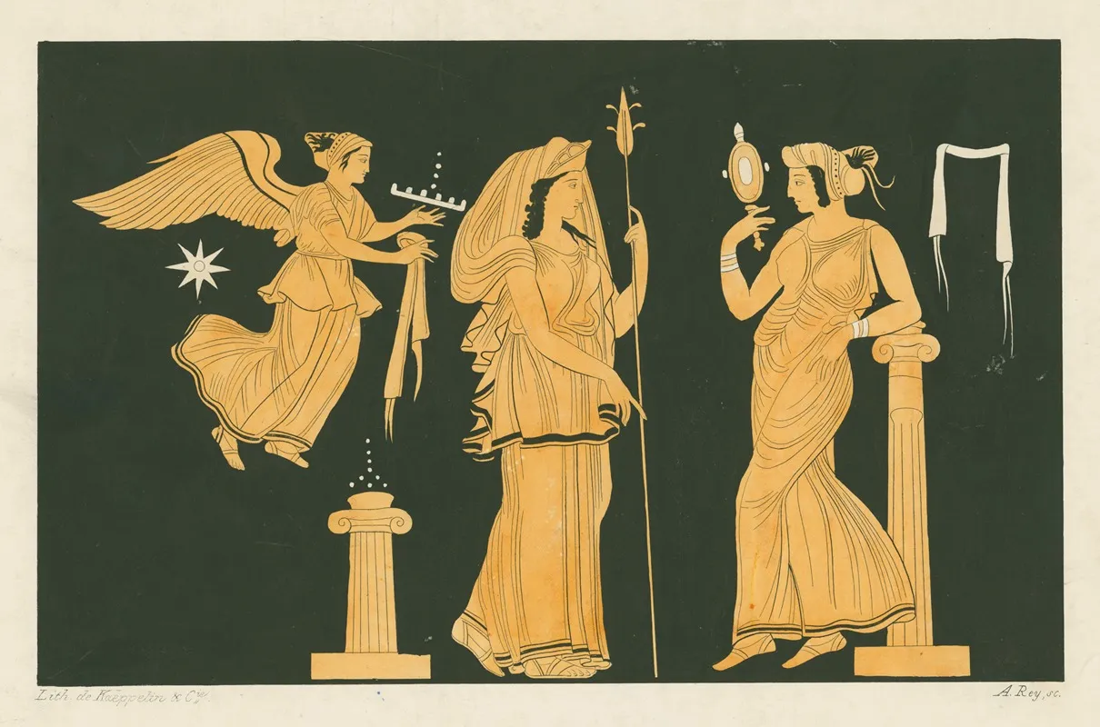 Nike Hera And Aphrodite Wall Art by A. Rey - High-Resolution Digital Print