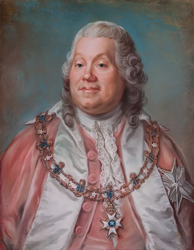 Nils Barck Court Chancellor Wall Art by Gustaf Lundberg - High-Resolution Digital Print