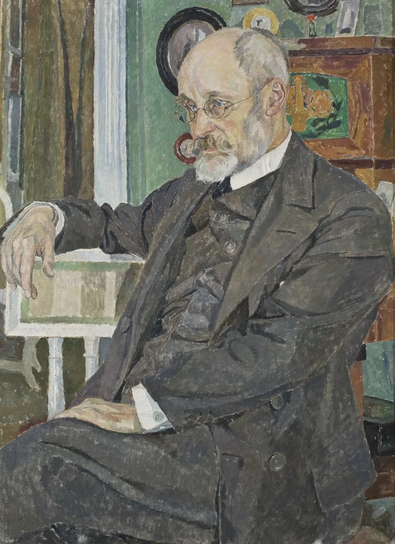 Nils Kreuger 1858 1930 Artist Wall Art by Carl Wilhelmson - High-Resolution Digital Print