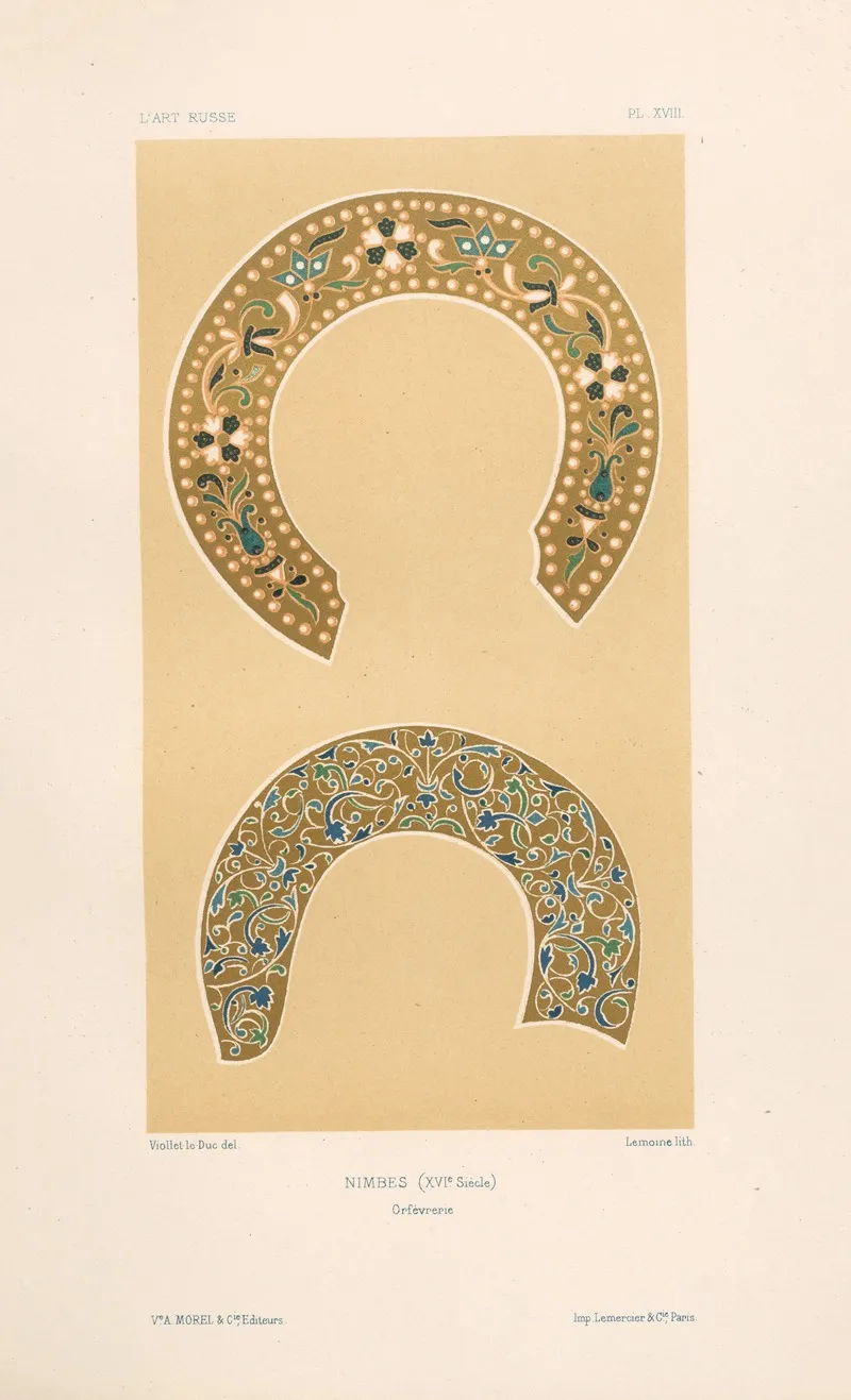 Nimbes‎ ‎xvie‎ ‎siecle ‎ ‎orfevrerie‎ 2