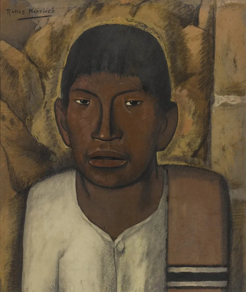 Nino Mexicano Con Zarape Wall Art by Alfredo Ramos Martínez - High-Resolution Digital Print