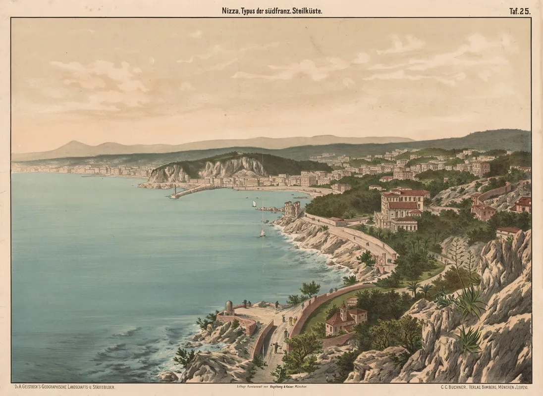 Nizza Typus Der Sudfranz Steilkuste Wall Art by Vogelsang & Kaiser - High-Resolution Digital Print
