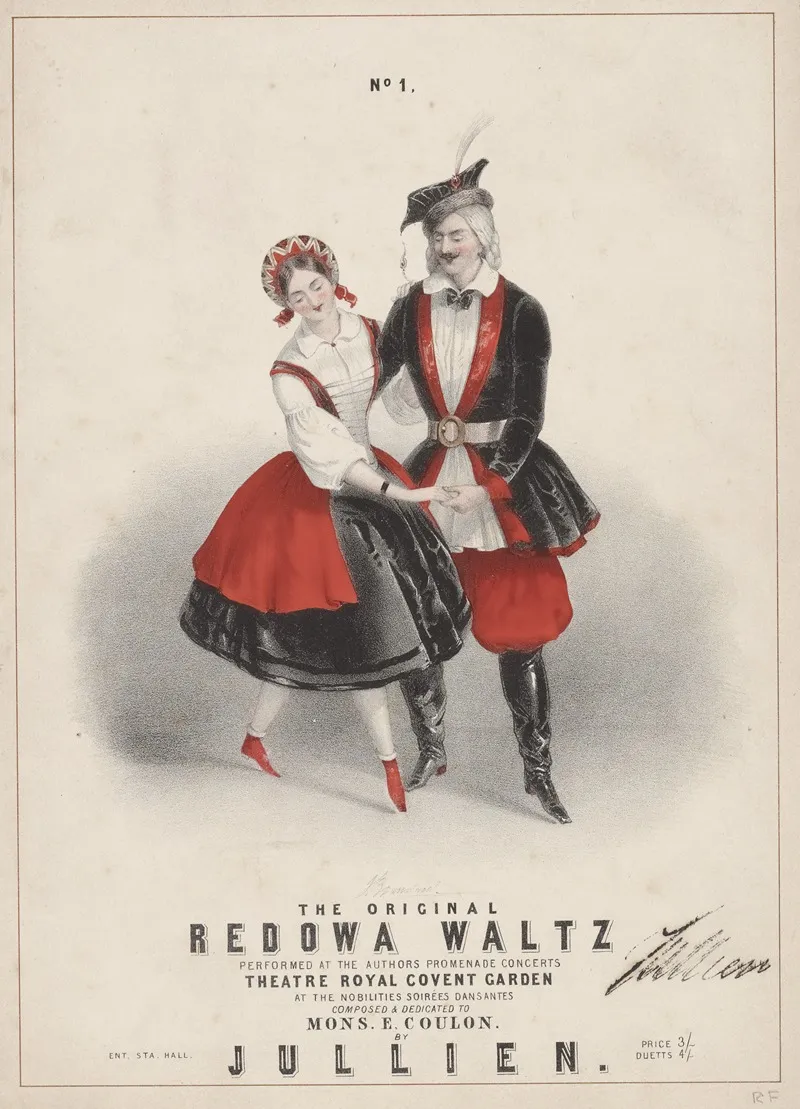 No 1 The Original Redowa Waltz By Jullien Wall Art by John Brandard - High-Resolution Digital Print