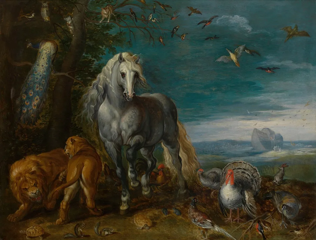 Noachs Ark Wall Art by Jan Van Kessel The Elder - High-Resolution Digital Print