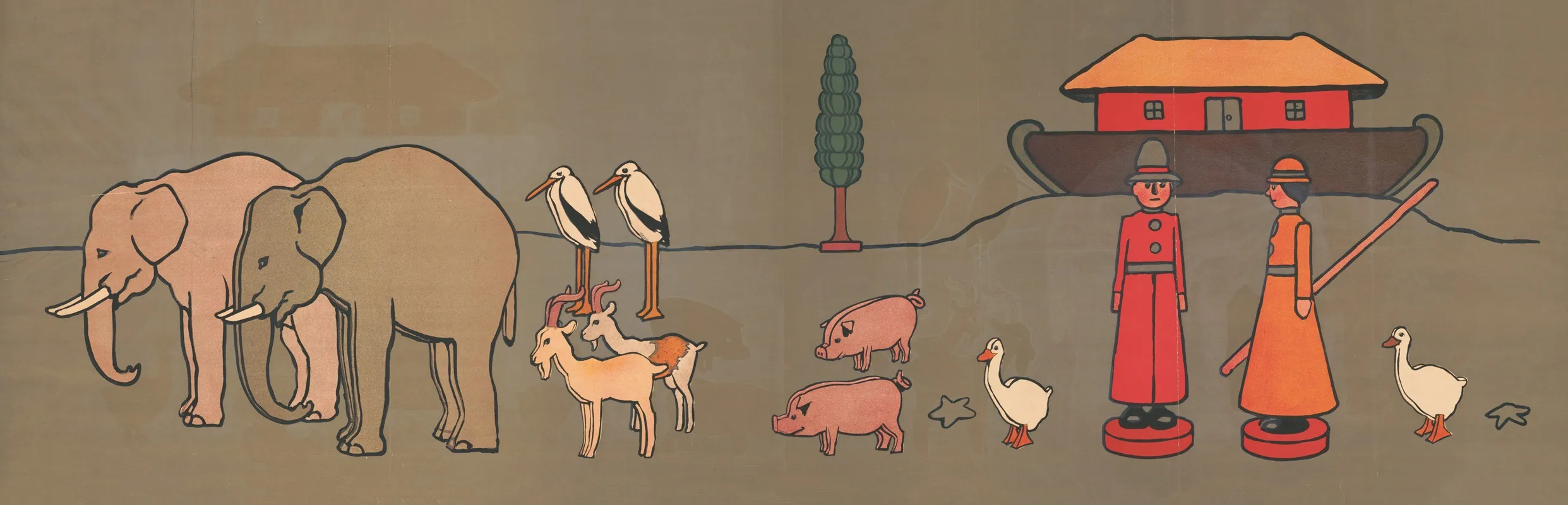Noahs Ark 10 Wall Art by Lawrence &amp; Bullen - High-Resolution Digital Print