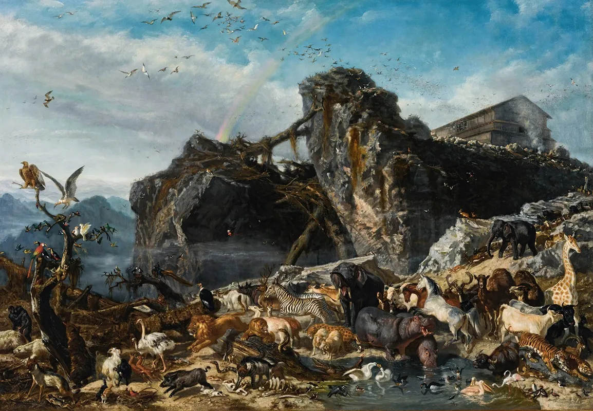 Noahs Ark 2 Wall Art by Filippo Palizzi - High-Resolution Digital Print