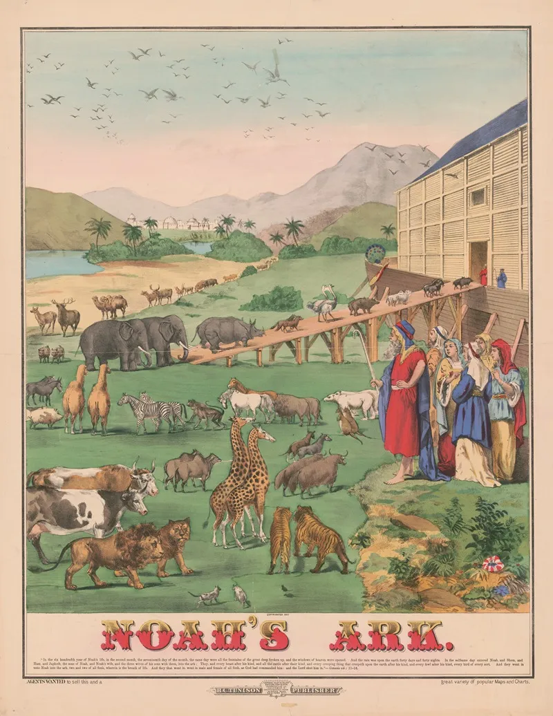 Noahs Ark 7 Wall Art by H. C. Tunison - High-Resolution Digital Print