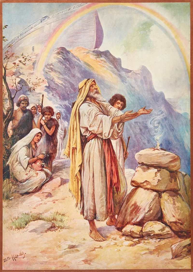 Noahs Offering 2 Wall Art by Evelyn Stuart Hardy - High-Resolution Digital Print