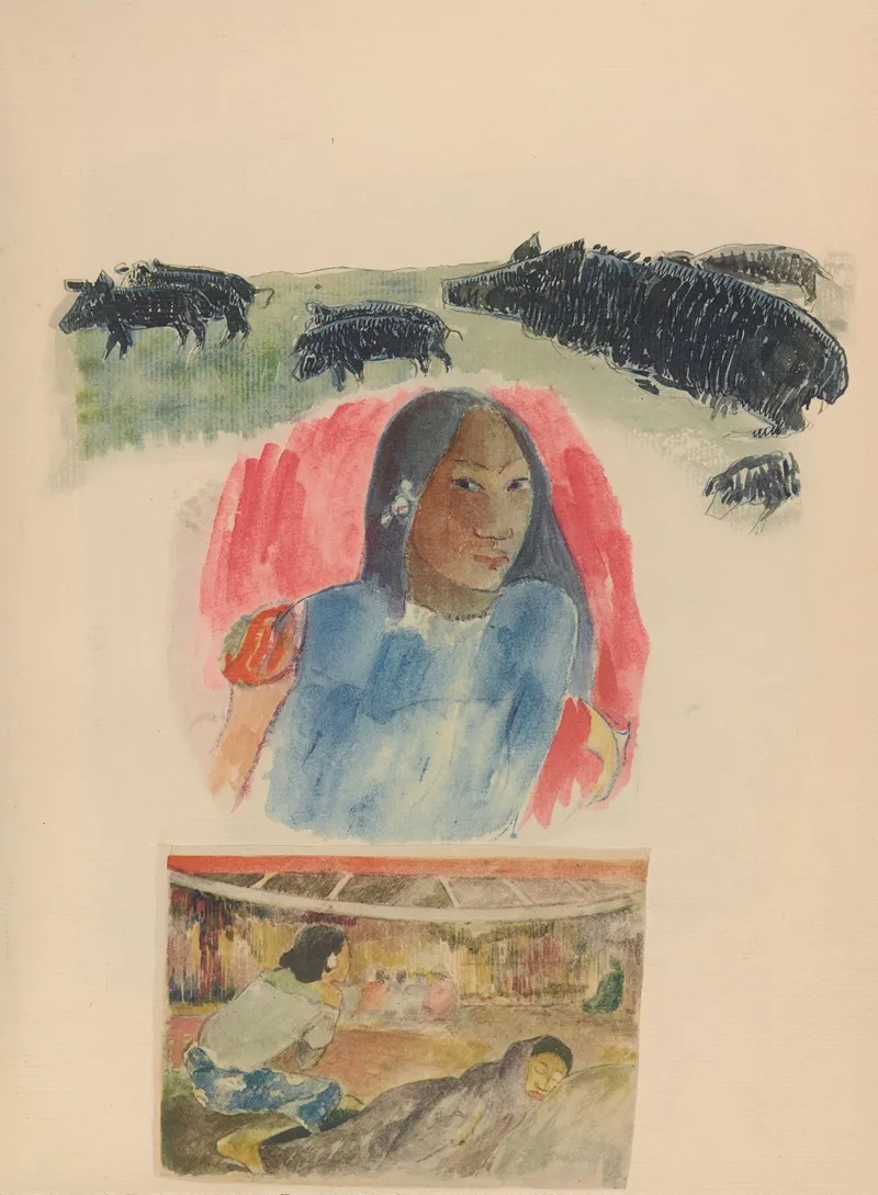 Noanoa Pl 14 Wall Art by Paul Gauguin - High-Resolution Digital Print