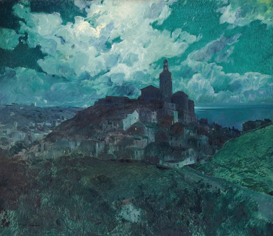 Noche En Cadaques Wall Art by Eliseo Meifrén - High-Resolution Digital Print