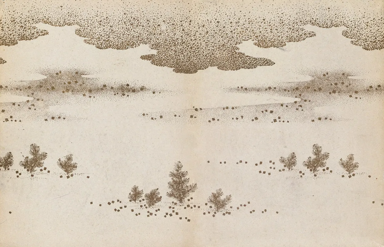 Nogaku Zue Pl 01 Wall Art by Kōgyo Tsukioka - High-Resolution Digital Print