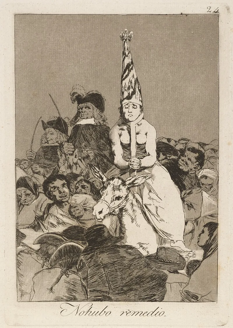Nohubo Remedio Nothing Could Be Done About It Wall Art by Francisco de Goya - High-Resolution Digital Print