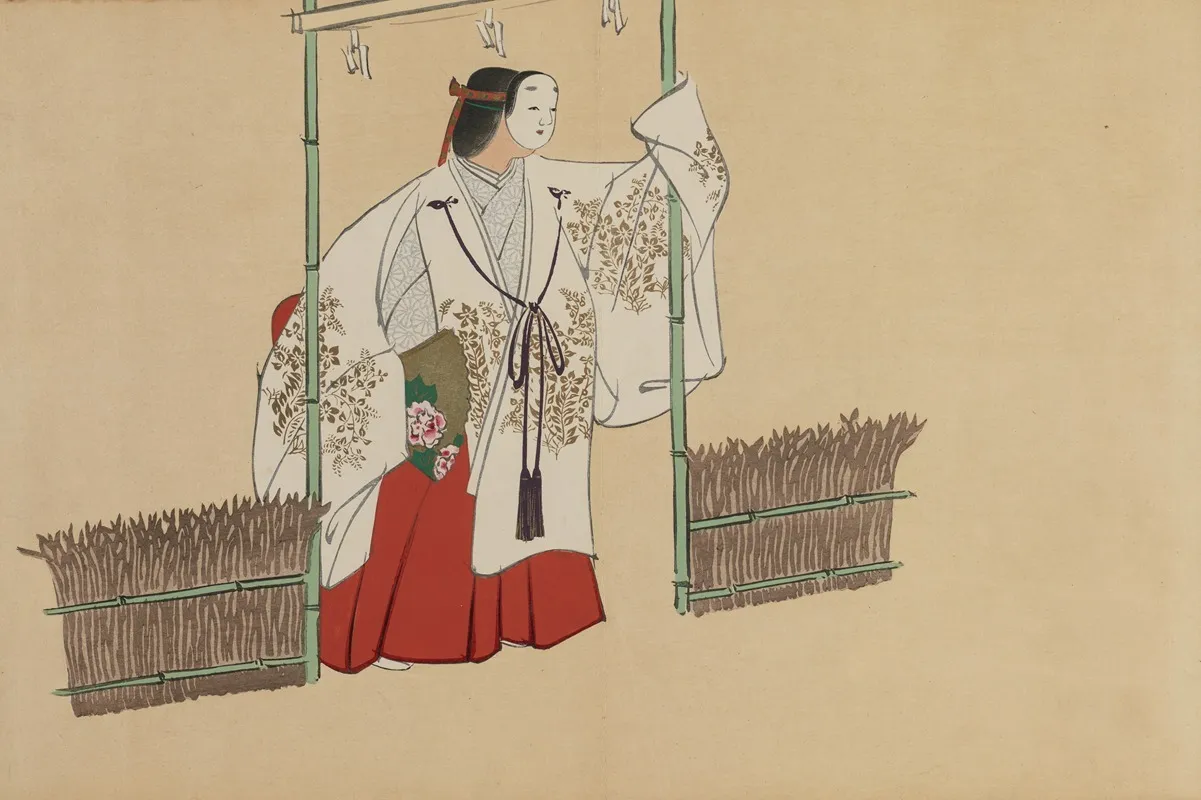 Nonomiya Nonomiya Wall Art by Kamisaka Sekka - High-Resolution Digital Print