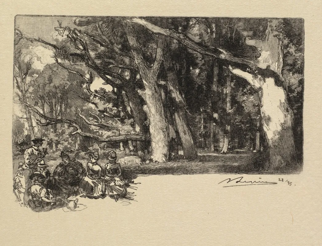 Noon Under The Trees