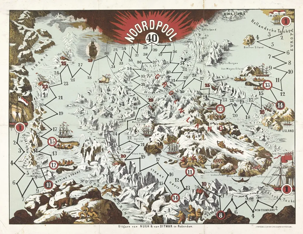 Noordpool Wall Art by J. Vurtheim &amp; Zoon - High-Resolution Digital Print