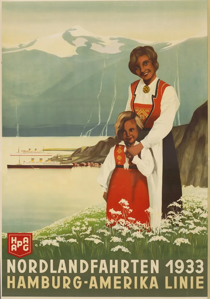 Nordlandfahrten 1933 Hamburg Amerika Linie