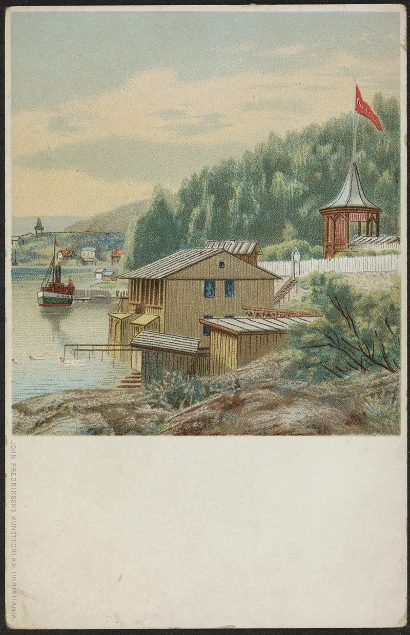 Nordstrand Bad Wall Art by John Fredrikson Bog &amp; Kunstfolag - High-Resolution Digital Print