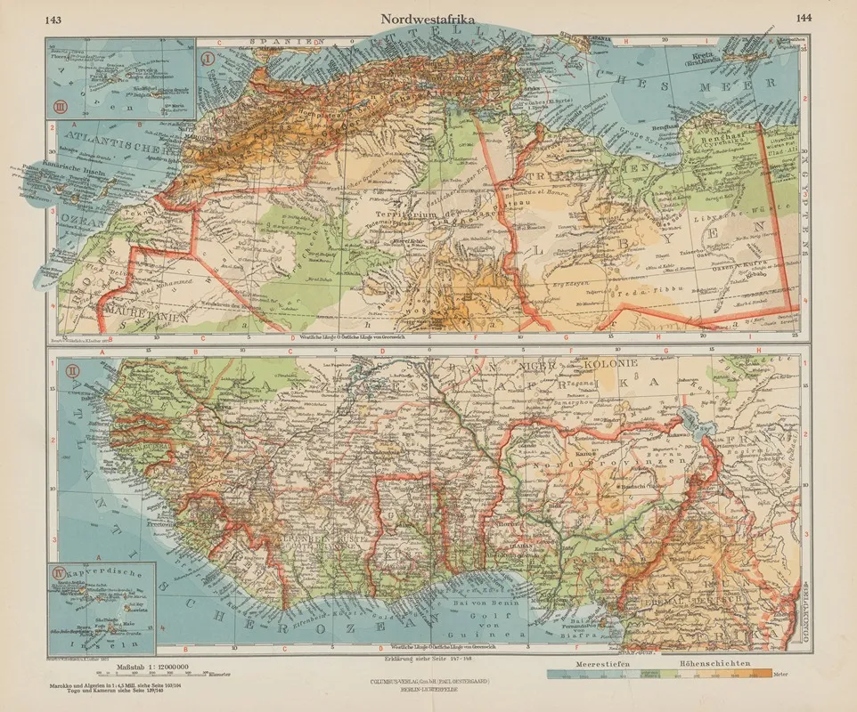 Nordwestafrika Wall Art by Ernst Friedrich - High-Resolution Digital Print