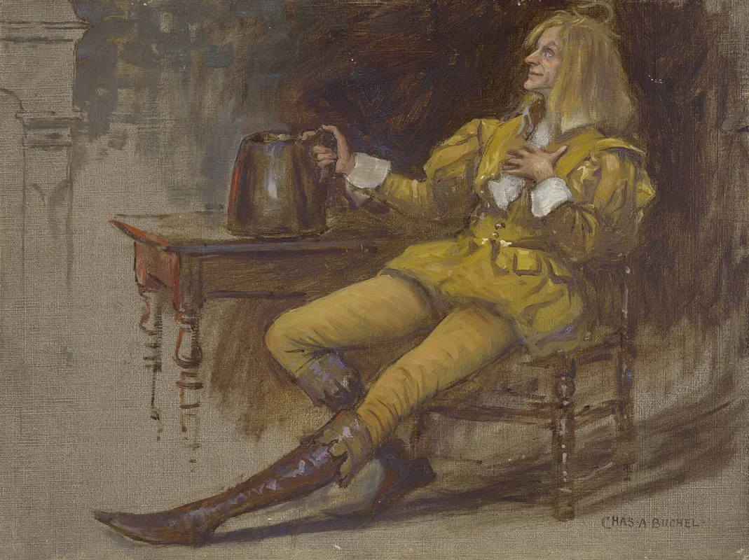 Norman Forbes As Sir Andrew Aguecheek In Shakespeares Twelfth Night