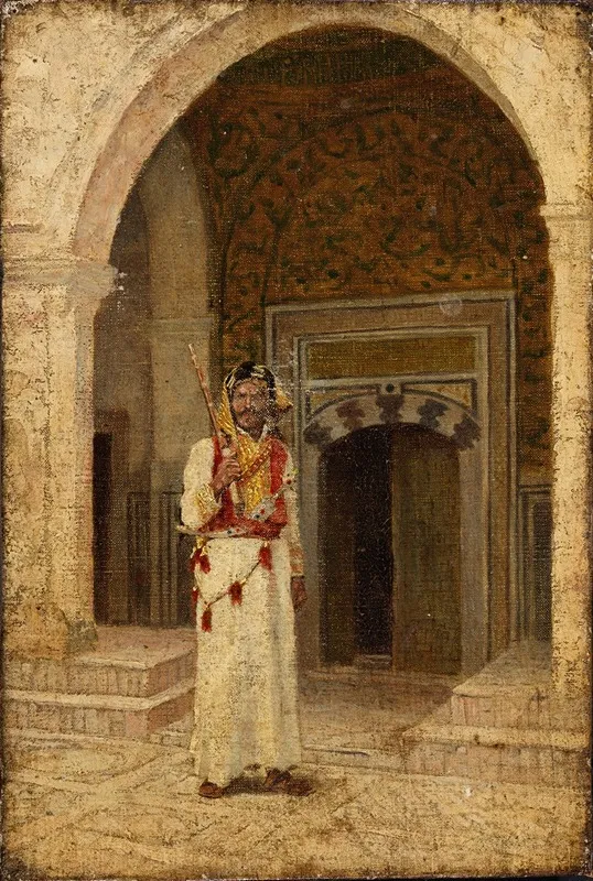 North African Man Wall Art by Aloysius O'Kelly - High-Resolution Digital Print