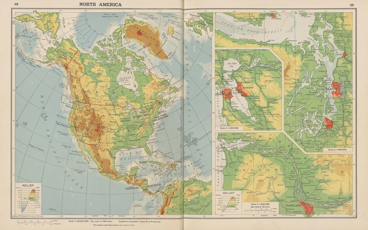 North America 3 Wall Art by John Paul Goode - High-Resolution Digital Print