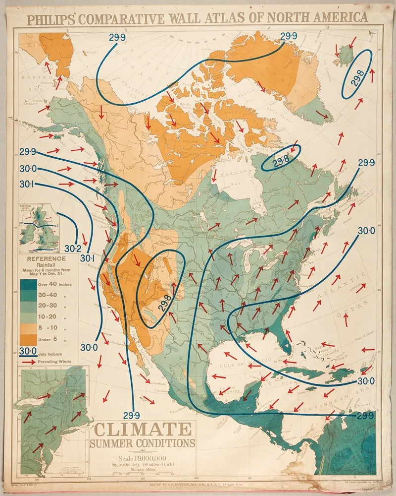 North America Climate Summer Conditions